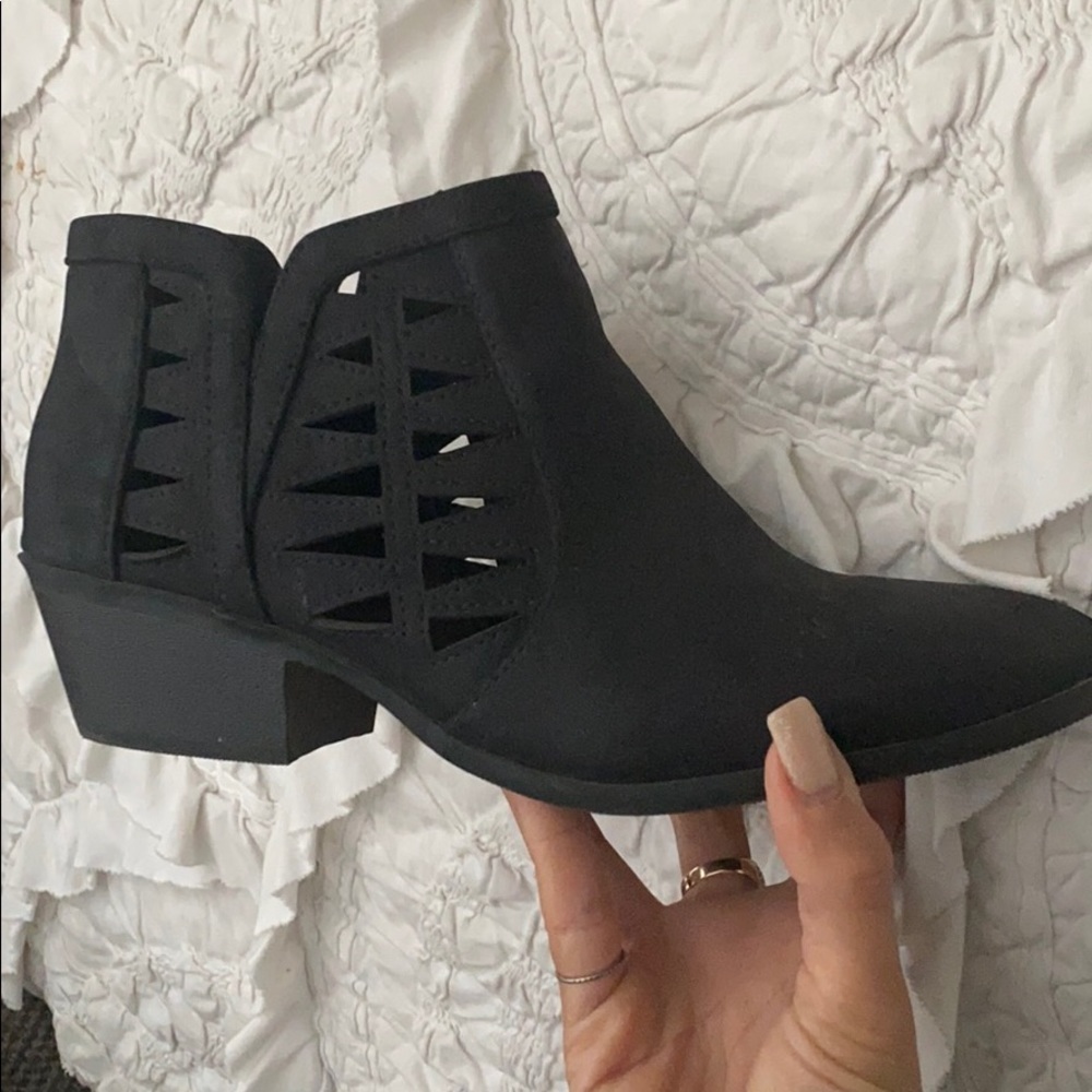 Black booties